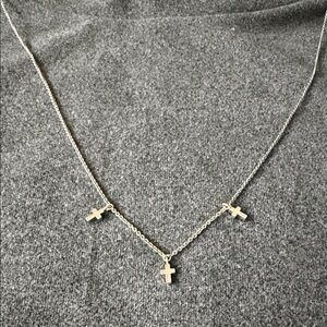 James Avery Retired Trinity Cross Necklace